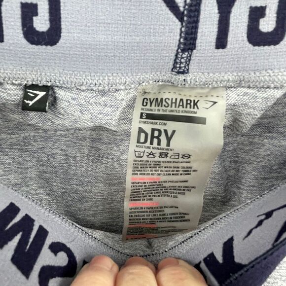 Gymshark Drak Gray Fit High Waisted Flex Low Rise Athletic Leggings Small - Picture 3 of 5